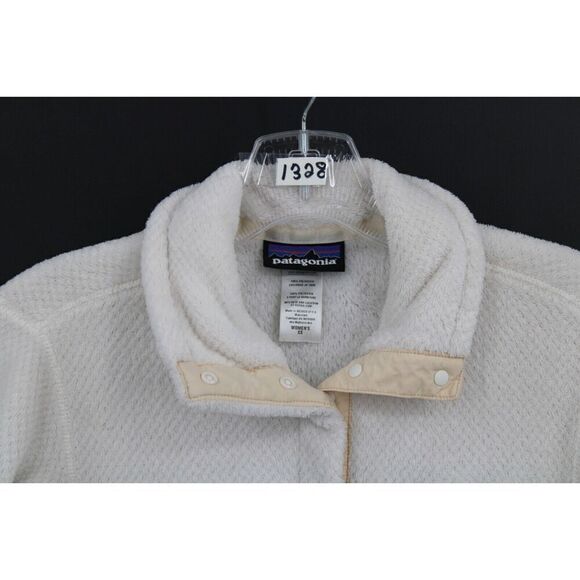 Patagonia Re-Tool Snap-T Fleece Classic Fleece Pullover White Fall XS Womens - Picture 2 of 8